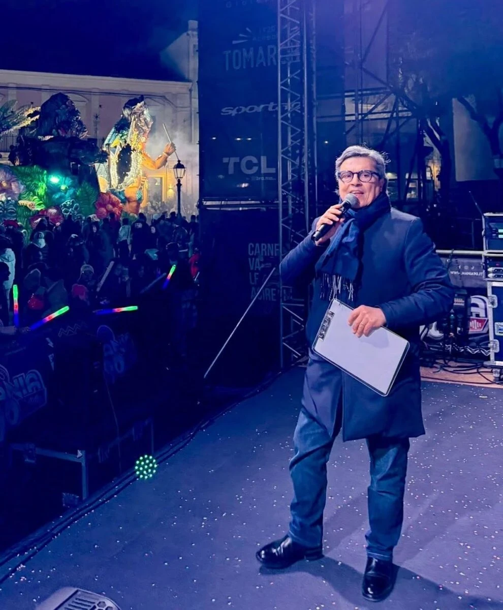 Salvo La Rosa con la famiglia durante il viaggio a Seoul