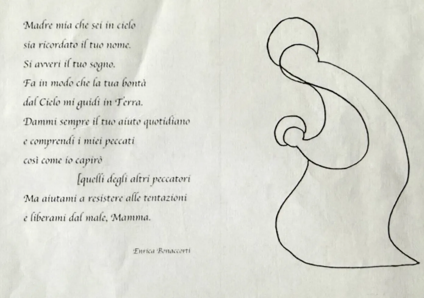 enrica bonaccorti preghiera