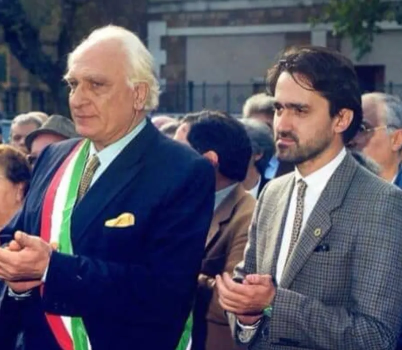 Angelo Bonelli da giovane con Marco Pannella