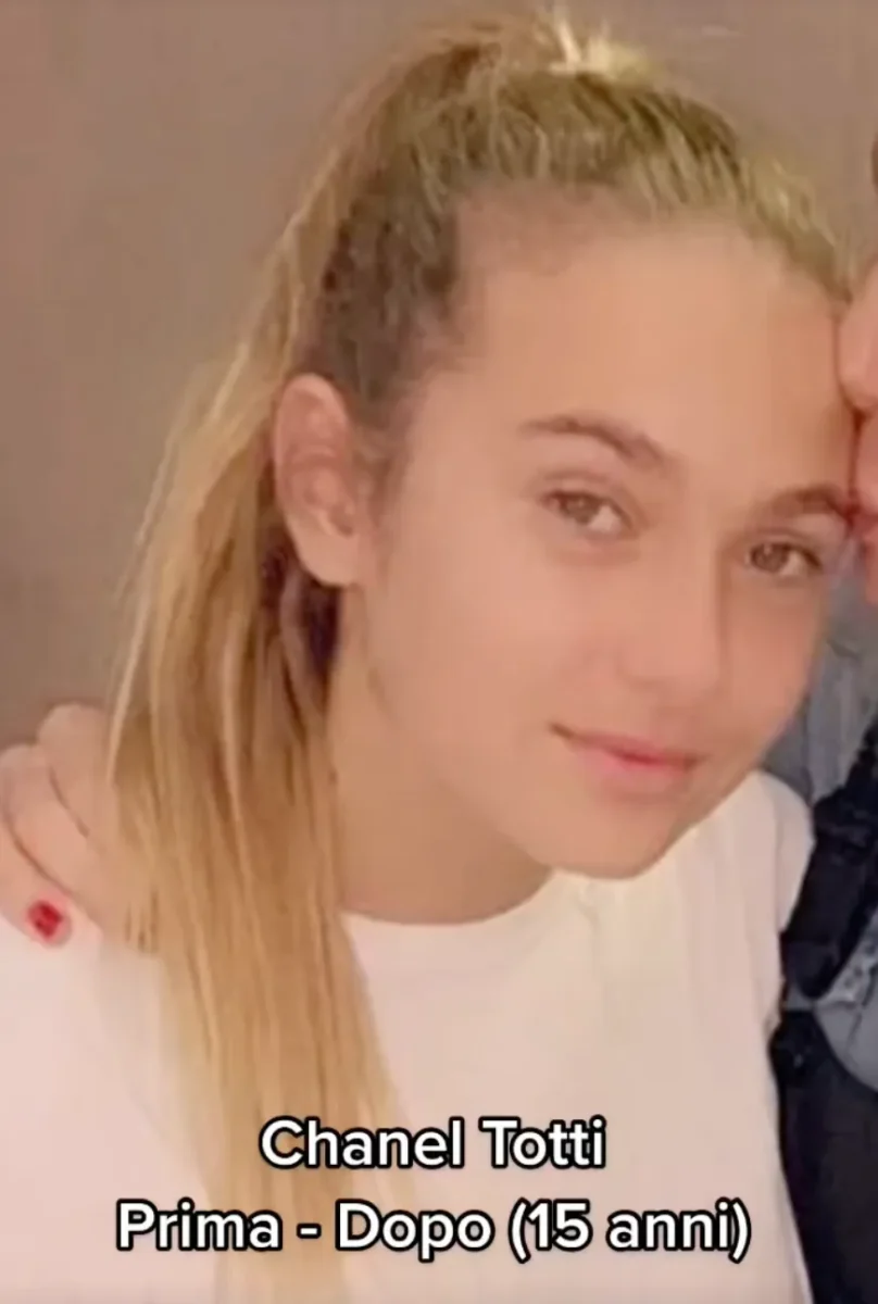 chanel totti a 15 anni