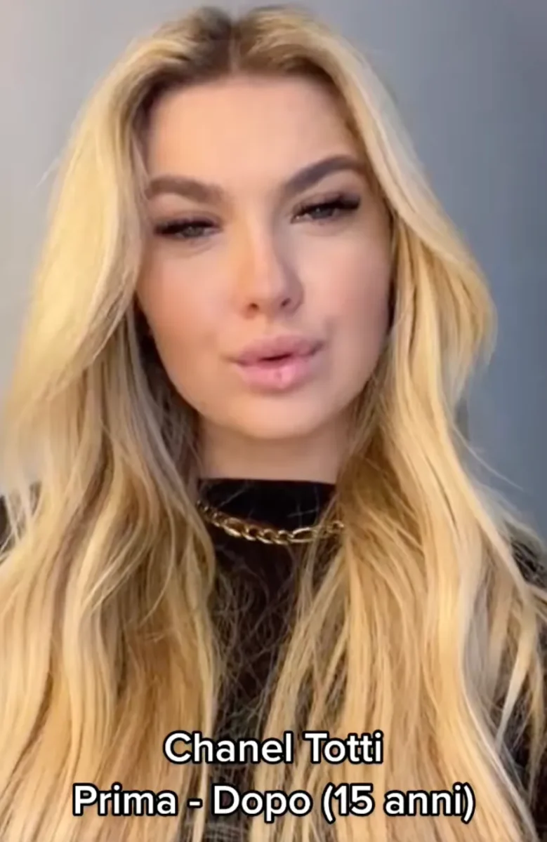 chanel totti a 15 anni
