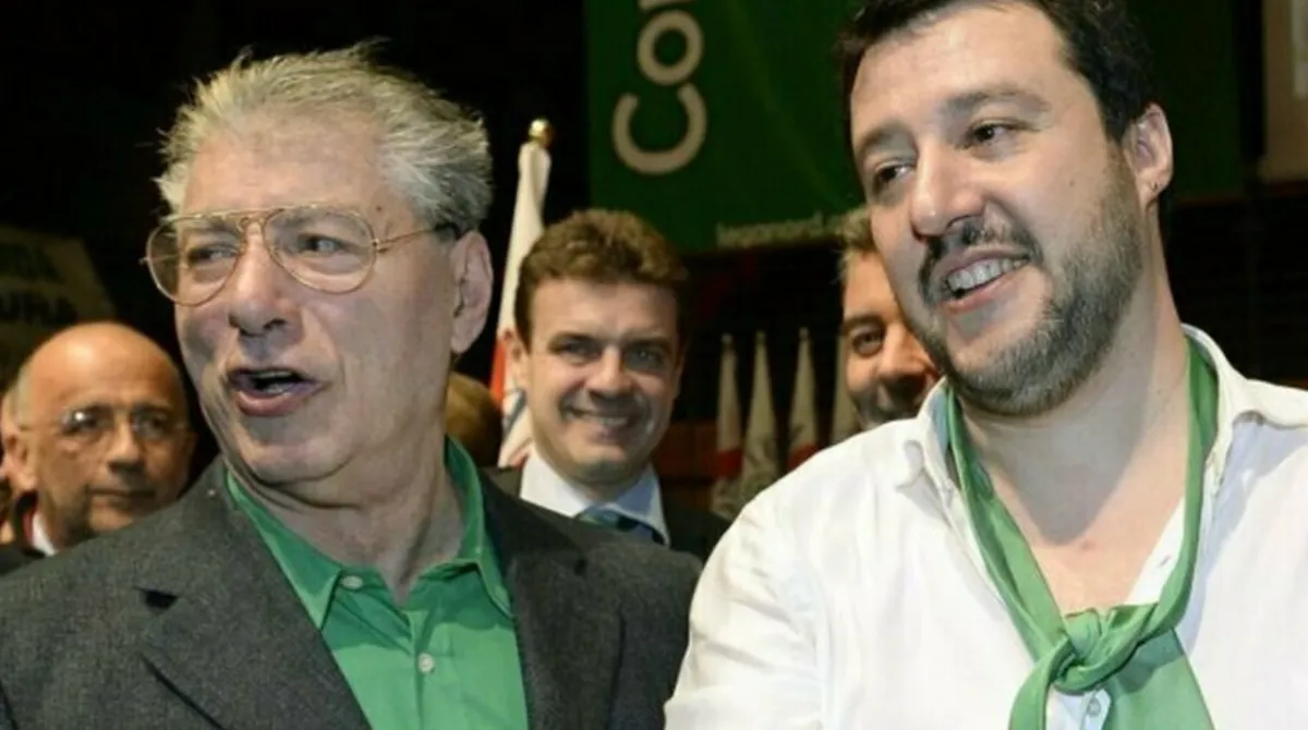 matteo salvini: la reazione alla morte di bossi