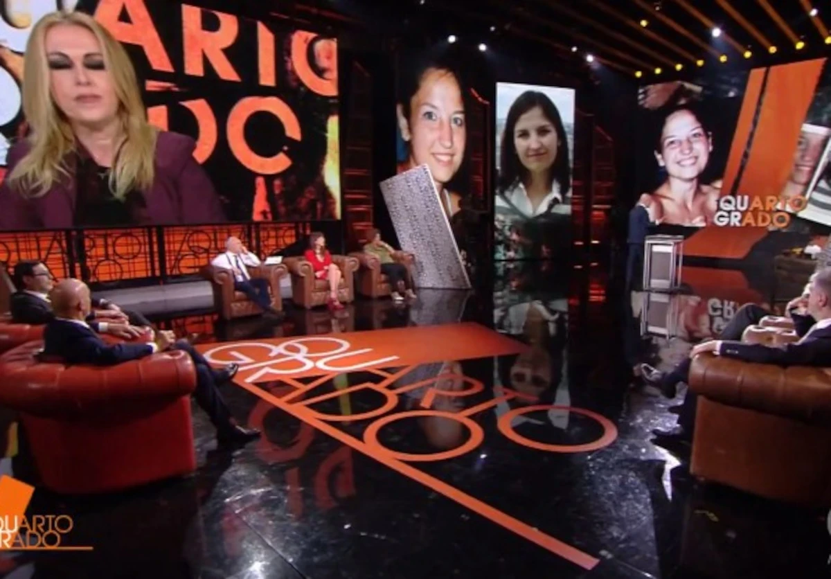 Studio di Quarto Grado durante il dibattito sul caso Garlasco