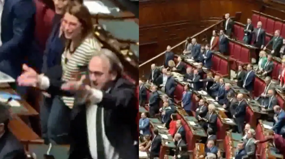 Bufera alla Camera durante l’inno d’Italia: Bonelli perde la testa, caos totale