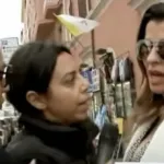 Cartabianca, giornalista strattonata durante le domande a Claudia Conte: tensione e spintoni