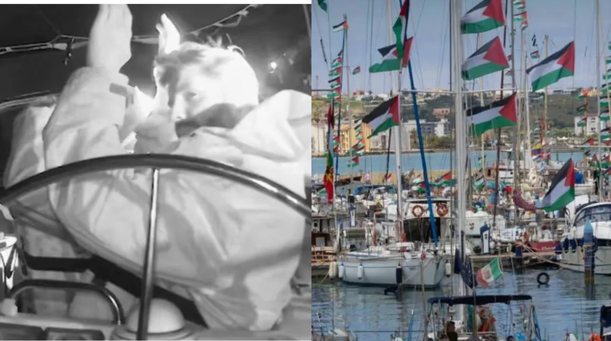 La missione verso Gaza si ferma subito nel Mediterraneo: dopo il blocco israeliano esplode la polemica sui filmati diffusi dalle perquisizioni