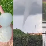 Maltempo al Nord Italia: grandine gigante e trombe d’aria, case devastate e strade imbiancate