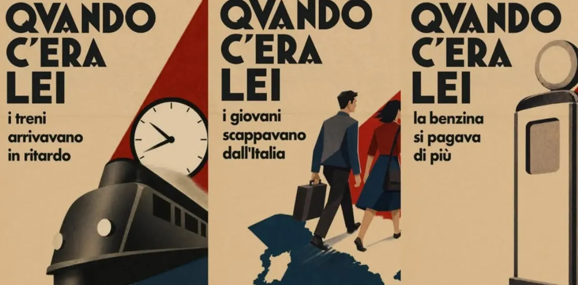 Scontro totale tra Meloni e Renzi sui manifesti nelle stazioni