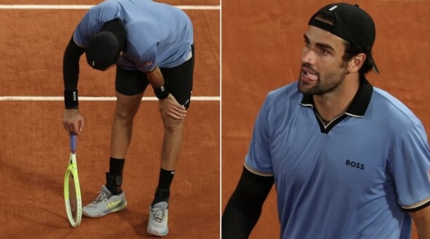 Berrettini, incubo in campo: cosa è successo