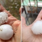 Maltempo devastante, grandine gigantesca e strade allagate